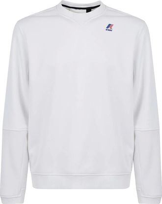 K-Way Felpa Nael Brushed PC - - Sweatshirts & Hoodies - Uomo - Bianco - XL