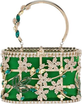 Rosantica Mini Holli Ranuncolo - Dames - Handtassen - Groen - ONE Size - Tassen