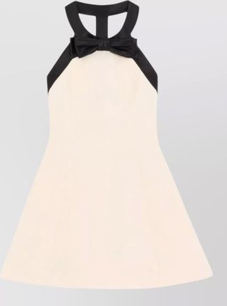 Valentino silk-blend halterneck mini dress