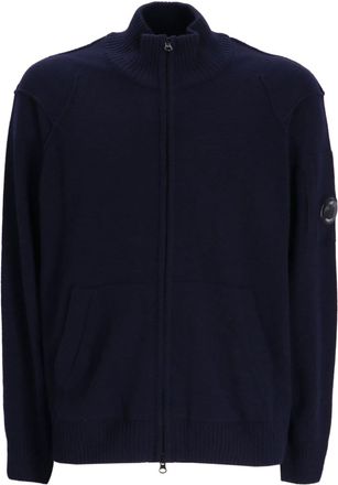C.P. Company Zipped cardigan - men - Wool - L - Blue
