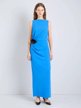 Proenza Schouler Indria Maxi Dress In New Blue