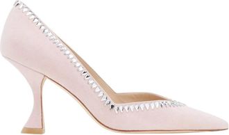 Stuart Weitzman Xcurve 85 Pump - Dames - Pumps - Roze - 38 1/2 EU - Su&egrave;de - Schoenen