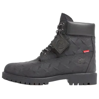 Timberland x Supreme Diamond Plate 6 Inch Premium Waterproof Boot Black - 23FW TB0A6DE1-001