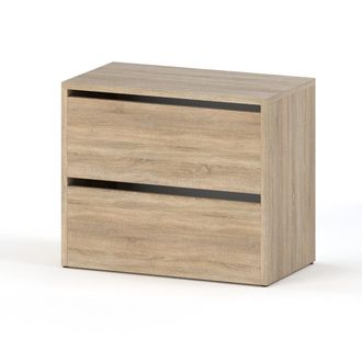 OEM Zapatero Sonoma De Roble De 60 Cm - Moderno