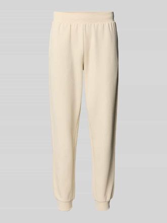 Emporio Armani Sweatpants aus Baumwoll-Mix in Sand, Gr&ouml;&szlig;e XXXL