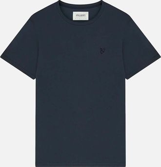 Lyle & Scott Mens Lyle & Scott Tonal Eagle T Shirt Dark Navy - Size: 40