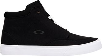 Oakley Mens Banks High Sneaker, Black/White, 9.5