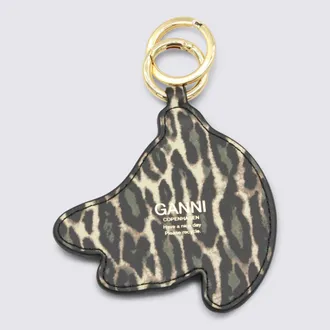 Ganni Womens Keychains Black _recyled Le Plu Pes