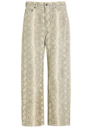 Citizens Of Humanity Citizens OF Humanity Miro Python-print Barrel-leg Jeans - Multicoloured - 27 (W27 / UK8-10 / S)