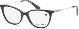 Longchamp Womens 53 mm Black Opticals
