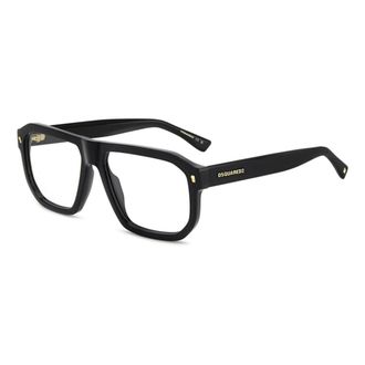 Dsquared2 Glasses, male, Black, 57 MM, Aviator Optical Frame