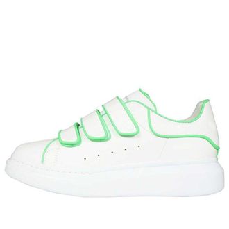 Alexander McQueen (WMNS) Alexander McQueen Oversize Sole Sneakers White Green 721410WHGPF8964
