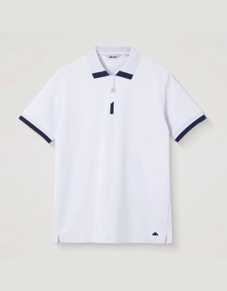 Ellesse Mens Kelvias Polo - White/Navy - White/Multi - Size: 36