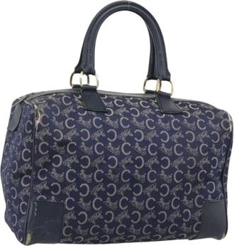 Celine Borsa a mano vintage Pre-owned in tela - - Pre-owned - Donna - Blu - ONE SIZE