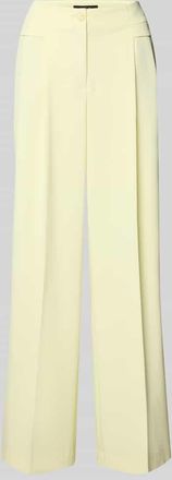 Marc Cain Wide Fit Stoffhose mit B&uuml;gelfalten in Hellgelb, Gr&ouml;&szlig;e 34