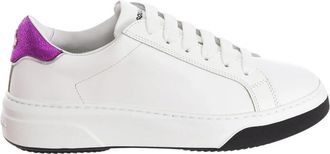 Dsquared2 Low Top Sports Sneakers - Dames - Sneakers - Wit - 37 EU - Leer - Schoenen