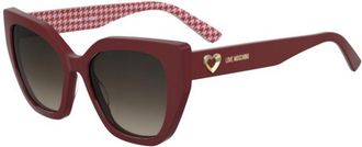 Love Moschino MOL098/S 0PA/HA Womens Sunglasses Red Size 54