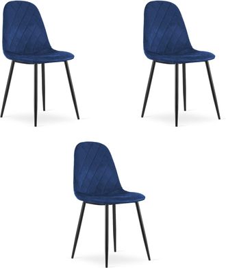 OEM Silla Asti - Terciopelo Azul Marino X 3