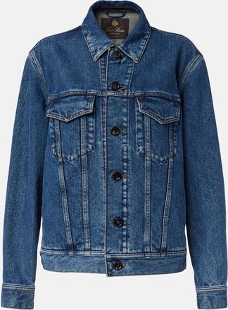 Loro Piana Giacca Tulus in denim di cotone e seta