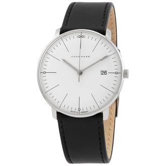 Junghans Max Bill Quartz Silver Dial Mens Watch 041481702