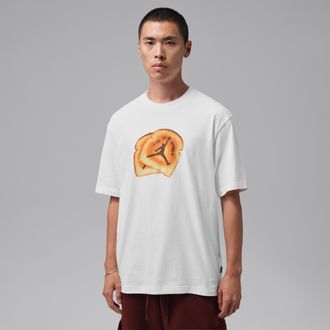 Nike Jordan Mens Jordan Brooklyn T-Shirt in White | IX5408-100