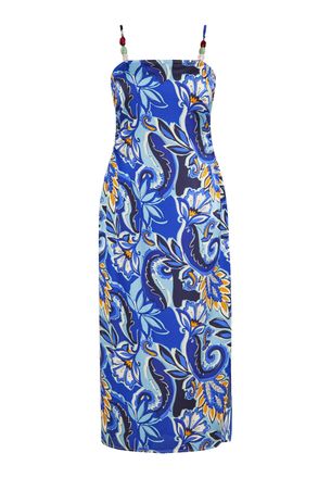 Izia Jurk Dames Blauw Veelkleurig