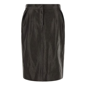 Magda Butrym Dames, Rokken, Zwart, Maat: 2XS Zijde