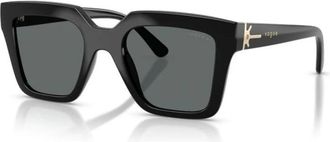 Vogue Eyewear Vo 5690S Zonnebril - Dames - Zonnebrillen - Zwart - 49 MM - Nylon - Accessoires