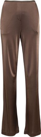 Helmut Lang Jersey Trousers - Womens - Viscose