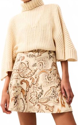 Marie Oliver Solace Crawford Skirt In Beige