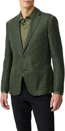 Rodd & Gunn The Cascades Slub Linen & Wool Sport Coat in Bayleaf at Nordstrom, Size Xxx-Large