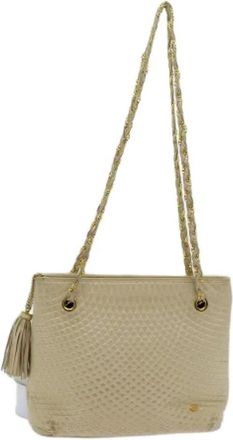 Bally Pre-owned borse di pelle a tracolla - - Pre-owned - Donna - Beige - ONE SIZE