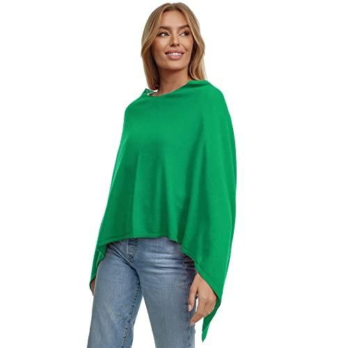Glamexx24 Poncho Femme Élégant Châle Cape en Maille Fine Chaud