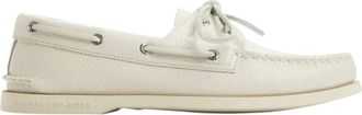 Sperry Top-Sider Schoenen, Heren, Wit, 46 EU, Leer, Authentieke Originele 2-Oog Boot Schoen