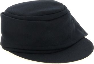 Yohji Yamamoto Asymmetrical Deconstructed Bucket Hat - Black