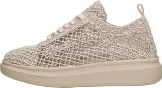 Mustang Sneakers Laag - Dames - Sneakers - Beige - 37 EU - Schoenen