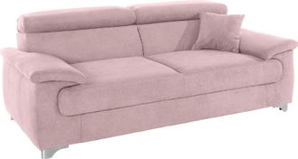 Domo Collection 2,5-Sitzer »Mira inklusive Kopfteilverstellung für mehr Wohlfühlkomfort« elegant und modern, komfortabel, frei im Raum stellbar