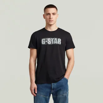 G-Star Logo T-Shirt - Zwart - Heren