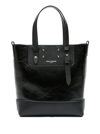 Maison Margiela mini Vertcal strap tote bag - Black