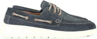 Ambitious Schoenen > Ballerinas > Veterschoenen - Heren - Bootschoenen - Blauw - 43 EU - Schoenen