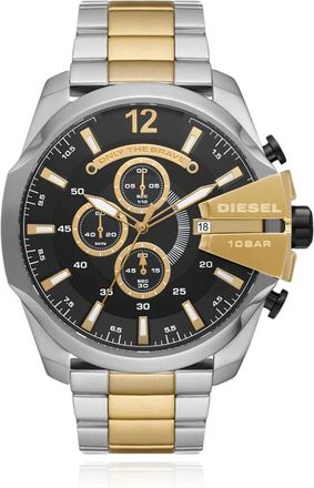 Diesel Mega Chief Chronograph - Heren - Horloges - Geel - ONE Size - Accessoires