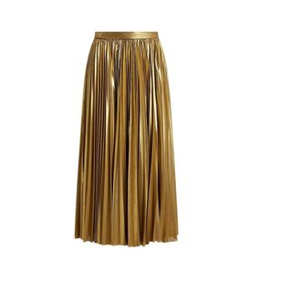 Ralph Lauren Dames, Rokken, Geel, Maat: XL Chiffon