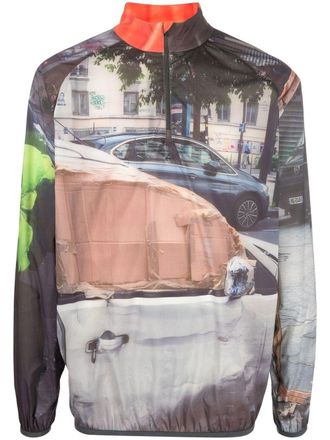 Perks And Mini Giacca Street-Life con mezza zip - Toni neutri