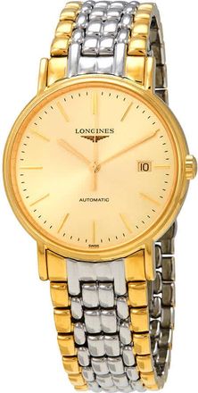 Longines Presence Champagne Dial Mens Two Tone Watch L49212327