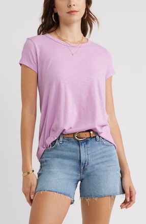 Treasure & Bond Cotton Blend Swing T-Shirt in Pink Gale at Nordstrom, Size Xx-Small