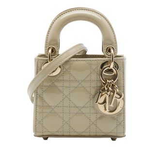 Dior Pre-owned Dior Micro Patent Cannage Lady Satchel Ladies 4UUC7FL6SJ8M4AW1