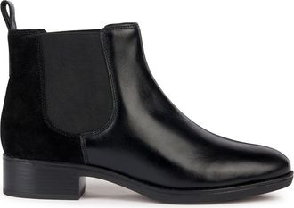 Geox Ademende chelsea bottines in leer Felicity