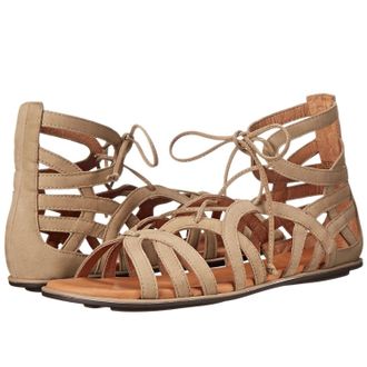 Gentle Souls Womens Gentle Souls by Kenneth Cole Break My Heart Sandal Beige Strappy VER1219