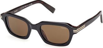 Ermenegildo Zegna EZ0239 05J Mens Sunglasses Black Size 51