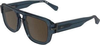 Lacoste L6094S 410 Zonnebril - Heren - Zonnebrillen - Blauw - 53 MM - Accessoires